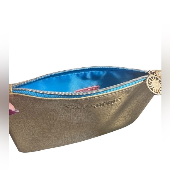 Three Ipsy bags, Gold Stay Golden bag, Pink Floral Peony bag and Silver Glam bag - Picture 7 of 10